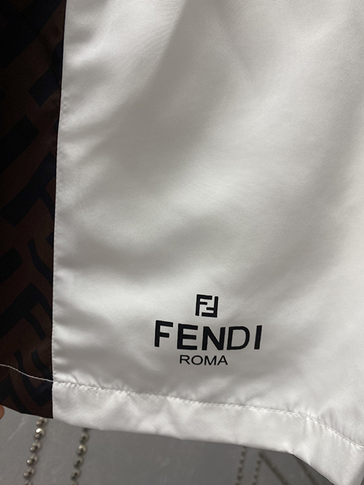 フェンディコピー 新しいFFレタープリントフード付きジャケットショートパンツ日焼け止めセット