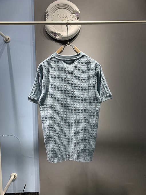 ジバンシイ 4 Gロゴタオルジャカード半袖Tシャツ