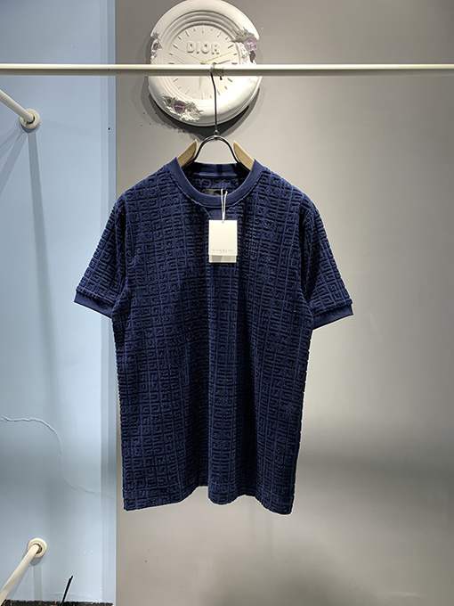 ジバンシイ 4 Gロゴタオルジャカード半袖Tシャツ