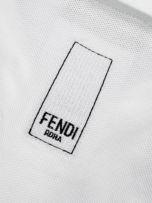 フェンディスーパーコピー  刺繍の小さな看板ファッション半袖ポロシャツ