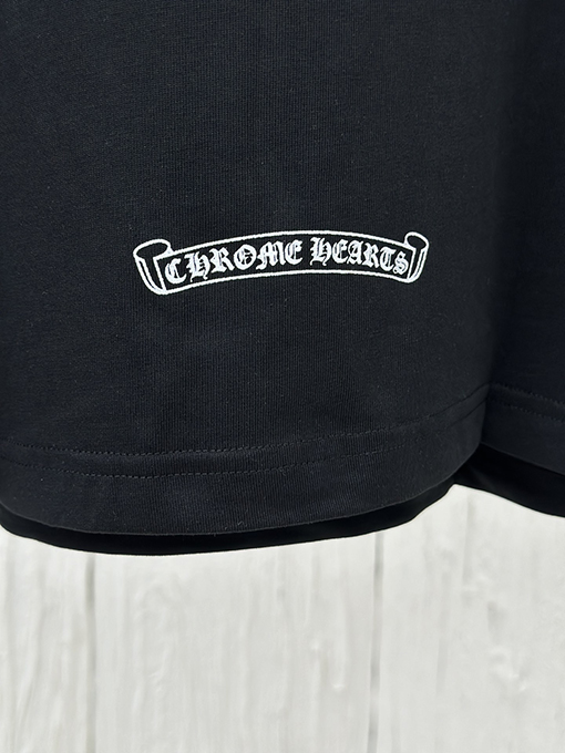 クロムハーツ カラフルな反射クロスプリントフォーム半袖Tシャツ