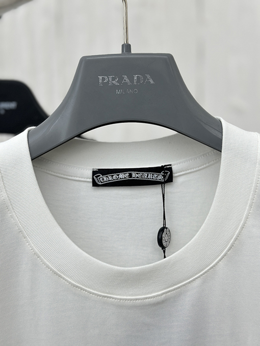 クロムハーツ カラフルな反射クロスプリントフォーム半袖Tシャツ