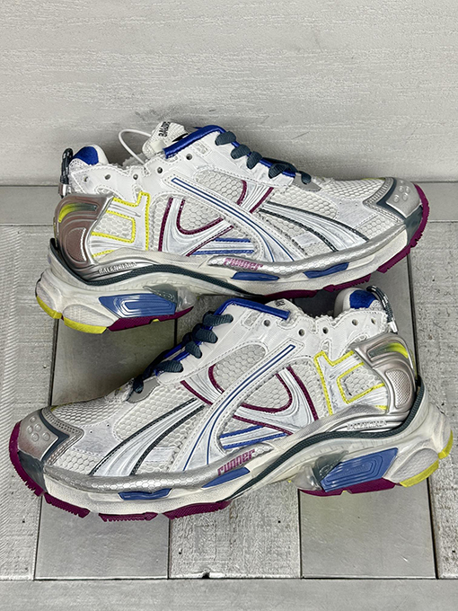 バレンシアガ  レインボー シルバー スポーツシューズ