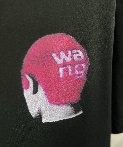 アレキサンダーワン デザイン プリント半袖Tシャツ