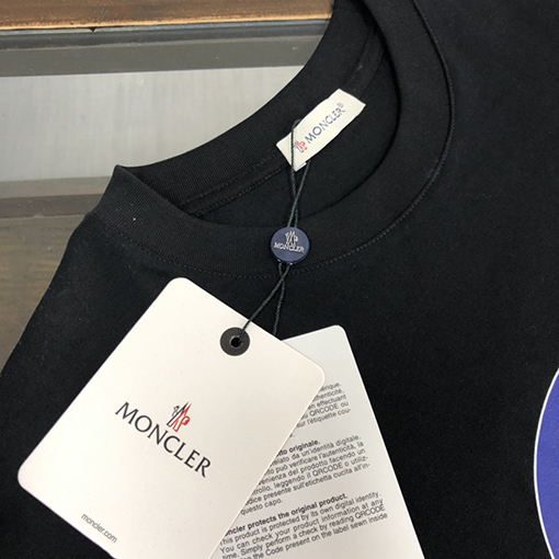 モンクレール メンズクルーネック半袖カップルTシャツ