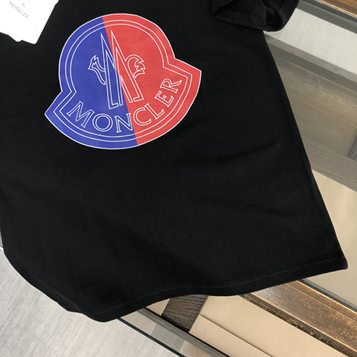 モンクレール メンズクルーネック半袖カップルTシャツ