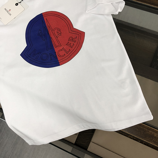モンクレール メンズクルーネック半袖カップルTシャツ