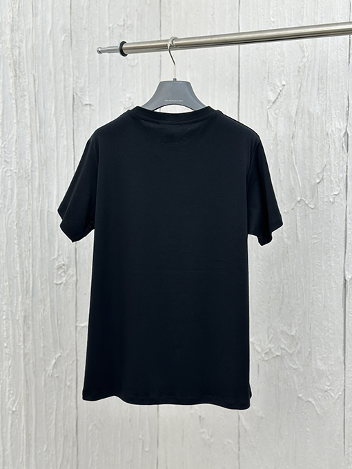ルイヴィトン 胸にチェーンロゴプリント半袖Tシャツ