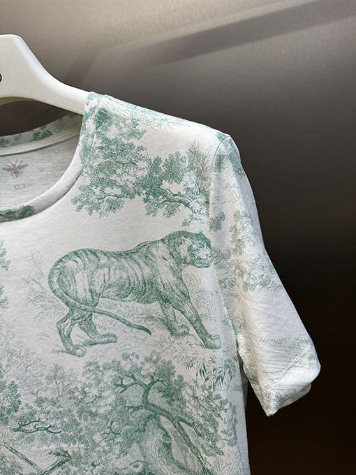 ディオール  ジャングルアニマルプリントの半袖Tシャツ