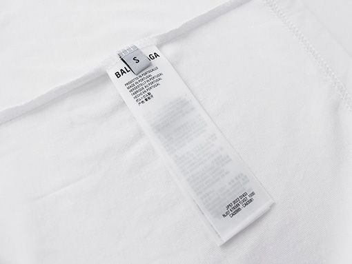 Balenciaga X Adidas  ファッション刺繍ロゴ半袖Tシャツ