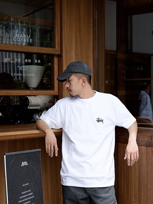 ステューシースーパーコピー サンセットビューココナッツビーチ半袖Tシャツ