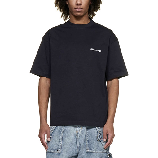 バレンシアガ  アルファベットロゴプリント半袖Tシャツ