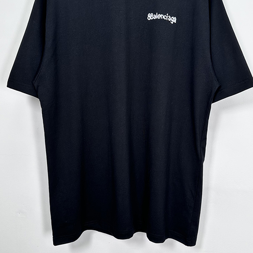 バレンシアガ  アルファベットロゴプリント半袖Tシャツ