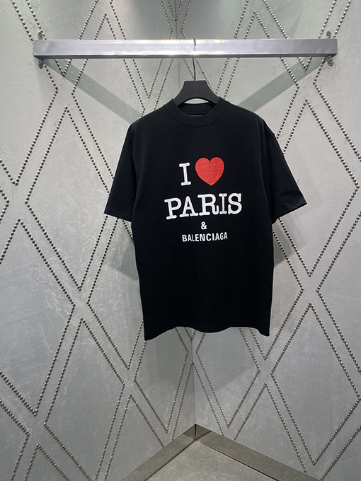 バレンシアガ 新作オリンピック限定プリント半袖Tシャツ