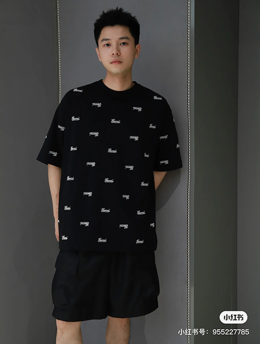 グッチスーパーコピー 新しいロゴデザイン半袖Tシャツ