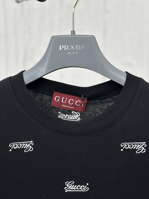 グッチスーパーコピー 新しいロゴデザイン半袖Tシャツ