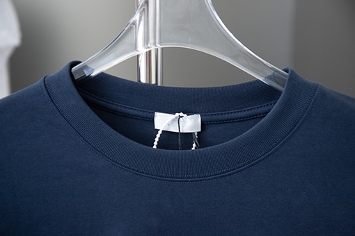 ディオール アルファベットロゴプリントニットリブステッチ半袖Tシャツ