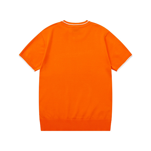 エルメス パッチワークカラーニット半袖Tシャツ