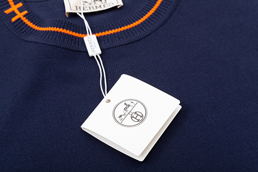 エルメス パッチワークカラーニット半袖Tシャツ