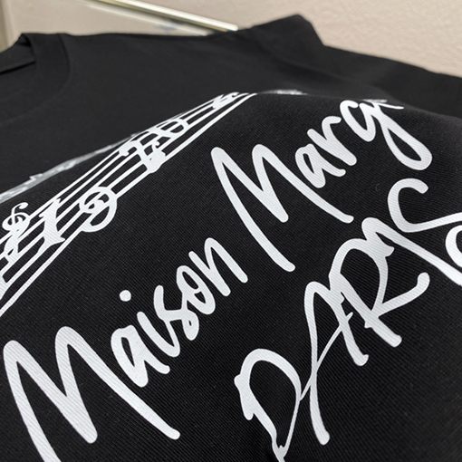 マルタンマルジェラ ロゴアルファベットファッションクルーネック半袖Tシャツ