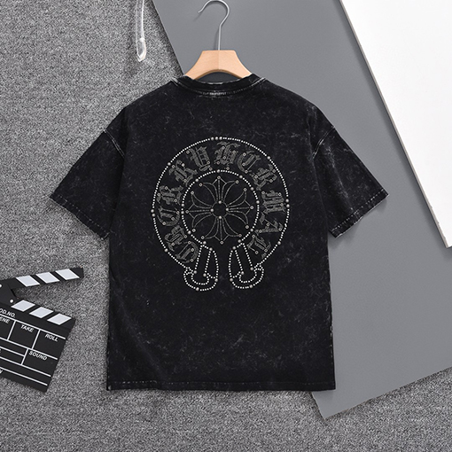 クロムハーツスーパーコピー  ラウンドネック半袖Tシャツ