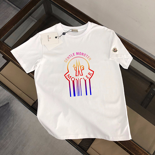 モンクレールコピー トレンドロゴプリント半袖Tシャツ