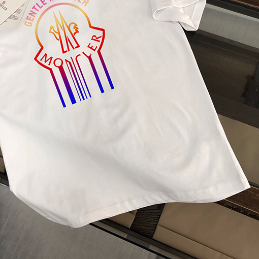 モンクレールコピー トレンドロゴプリント半袖Tシャツ