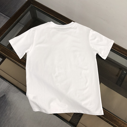 モンクレール シンプルな大気コットンプリント半袖Tシャツ