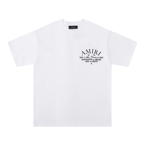 アミリコピー ルーズクラシックアルファベット半袖Tシャツ