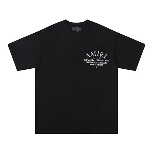 アミリコピー ルーズクラシックアルファベット半袖Tシャツ