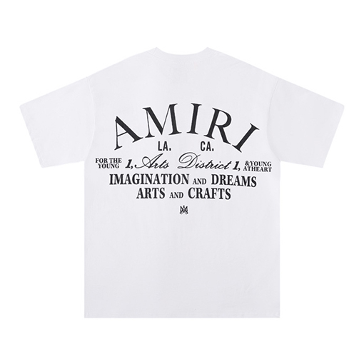 アミリコピー ルーズクラシックアルファベット半袖Tシャツ