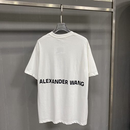 アレキサンダーワンコピー 発泡プリントファッション半袖Tシャツ