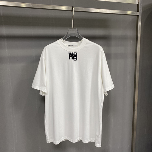 アレキサンダーワンコピー 発泡プリントファッション半袖Tシャツ