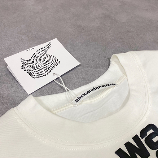 アレキサンダーワンコピー 発泡プリントファッション半袖Tシャツ