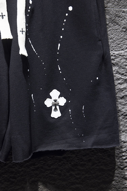 クロムハーツコピー 24Sロゴハードウェアグラフィティ刺繍ショーツ