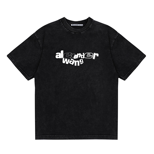 アレキサンダーワンコピー 大文字プリント柄Tシャツ