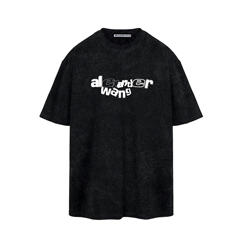 アレキサンダーワンコピー  大文字プリント柄Tシャツ