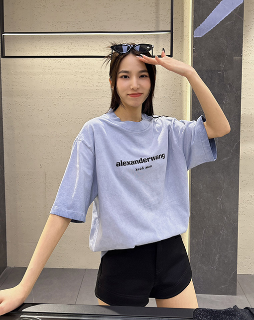 アレキサンダーワン ティーシャツ 洗い染めシリーズ ヒットショートスリーブTシャツ