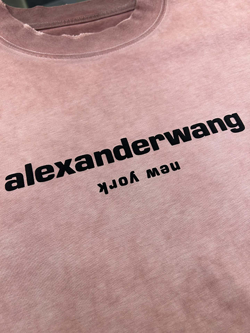 アレキサンダーワン ティーシャツ 洗い染めシリーズ ヒットショートスリーブTシャツ
