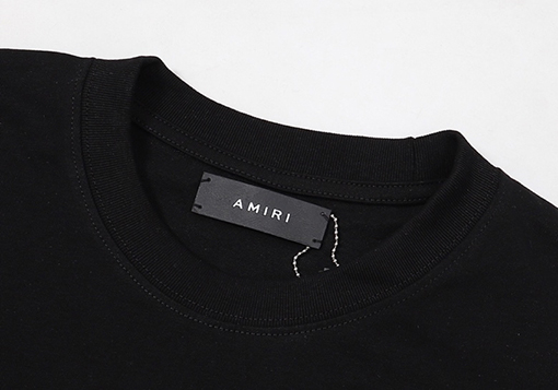 アミリ ルーズクラシックアルファベットカラー半袖Tシャツ
