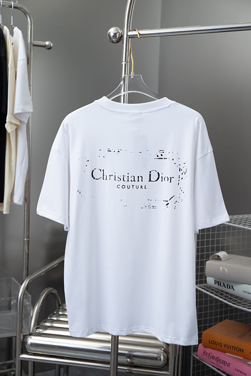 ディオール クラシックロゴ落書き手描き半袖Tシャツ