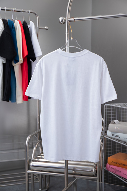 ロエベ 胸の刺繍ロゴパンダ半袖Tシャツ