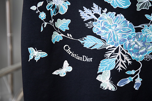 ディオール バタフライデジタルプリント半袖Tシャツ