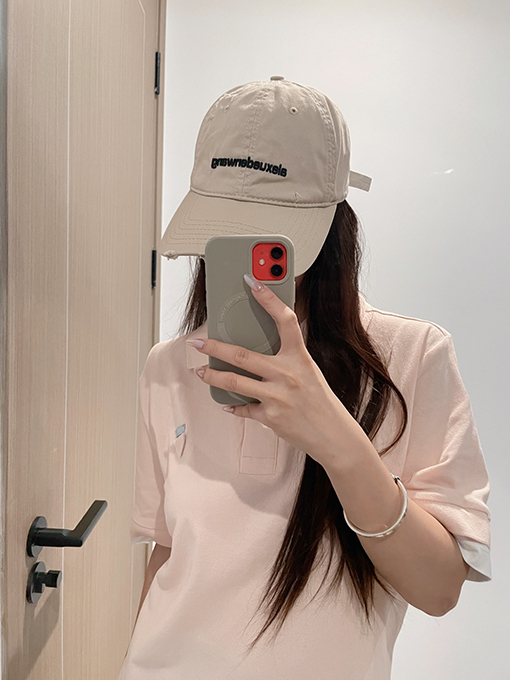 プラダ 新しい偽の2枚の半袖ポロシャツ