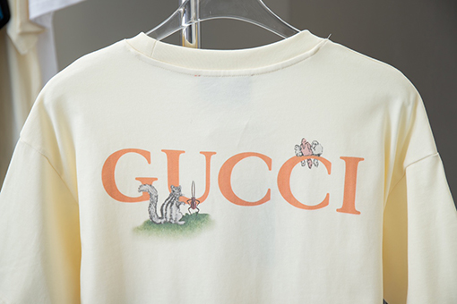 グッチコピー アニマルジャングルパーティープリント半袖Tシャツ