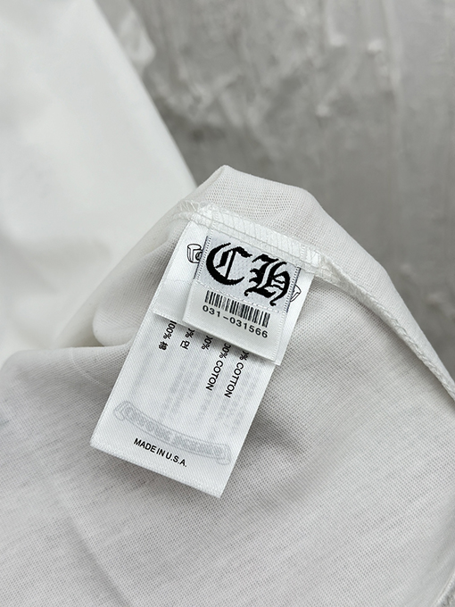 クロムハーツ プリントホットドリル半袖Tシャツ