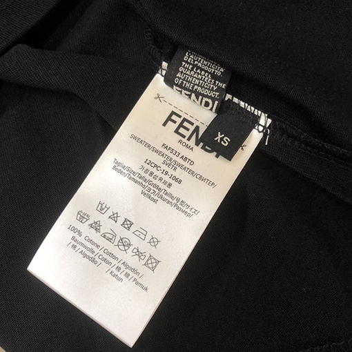 フェンディ 新しいカップルのラウンドネックTシャツ
