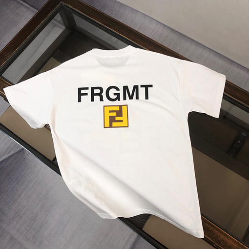 フェンディ 新しいカップルのラウンドネックTシャツ