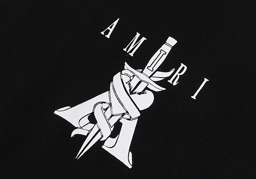 アミリコピー 新作 ロゴプリント ラウンドネックTシャツ