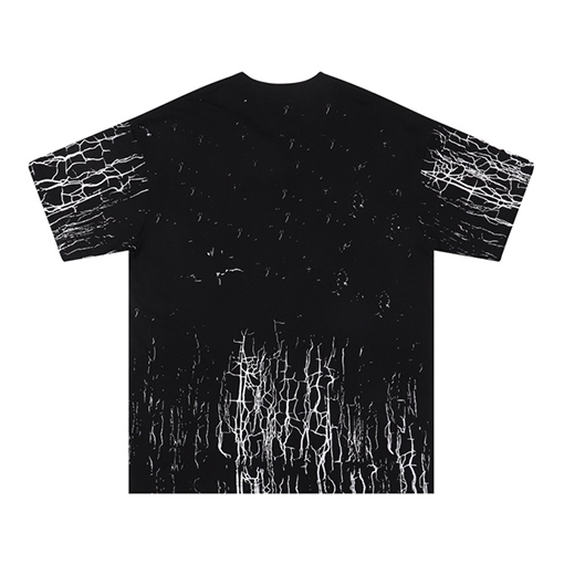 アミリコピー ルーズクラシッククラックアルファベット半袖Tシャツ